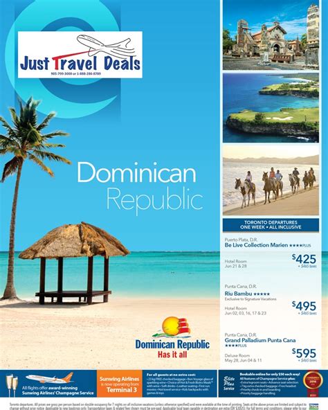 All Inclusive Dominican Republic Vacations Starting From 425 Toronto