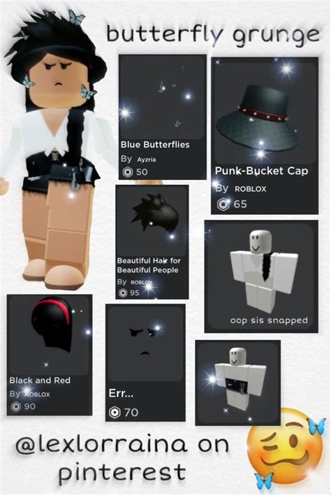 Butterfly Grunge Babe Roblox Outfit Roblox Roblox Ts Roblox Pictures
