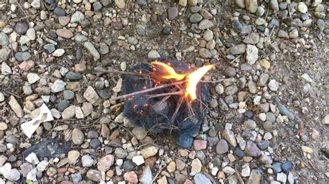 How To Start A Fire With A 9v Battery And Steel Wool Youtube