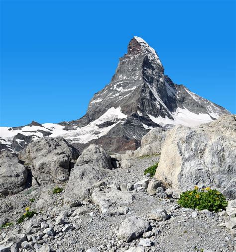 Matterhorn In Pennine Alps Stock Image Image Of High 67882739