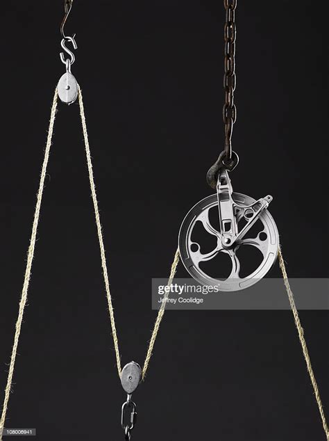 Pulleys And Rope High Res Stock Photo Getty Images