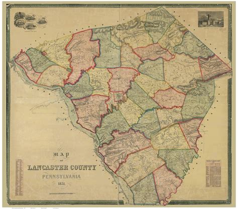 Printable Map Of Lancaster County Pa