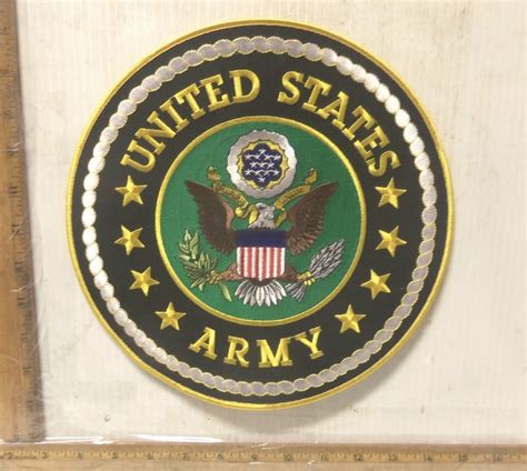 United States Army Embroidered Back Patch United States Army The