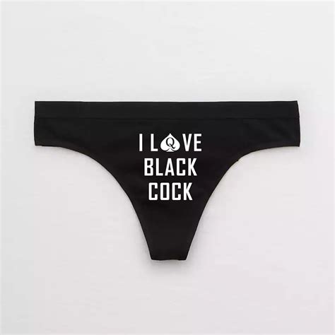 i love black cock qos thong celestial red shop