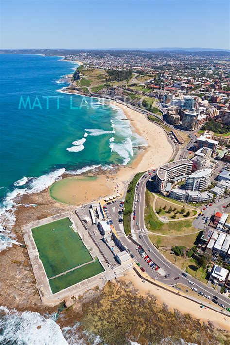 Aerial Newcastle Beach To Merewether Beach Photo Images