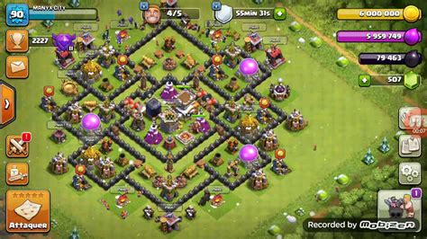 8 Top Bases Hdv 8 Rush Avec Tour De Bombe Youtube