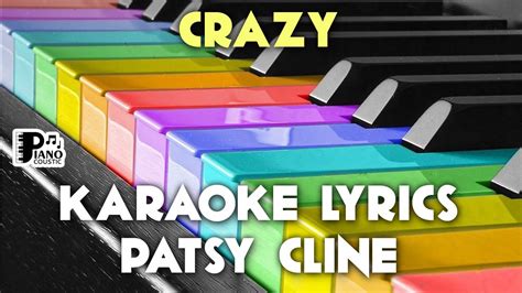 Crazy Patsy Cline Karaoke Lyrics Version Hd Youtube