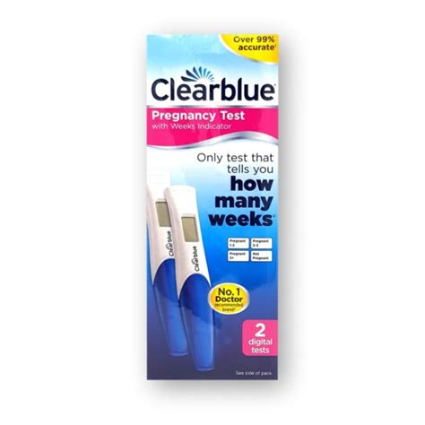 Clearblue Digital Pregnancy Test With Weeks Indicator S Welfare