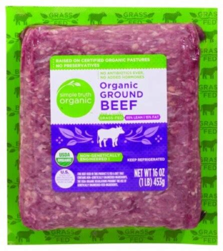 Simple Truth Organic™ 85 Lean Ground Beef 1 Lb Foods Co