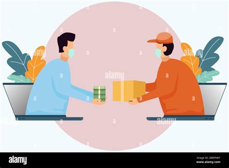 Exchanging goods Stock Vector Images - Alamy