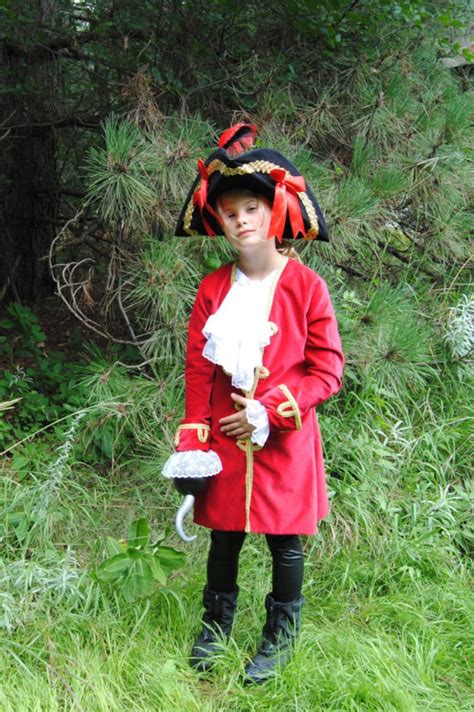 Captain Hook Pirate Costume Etsy