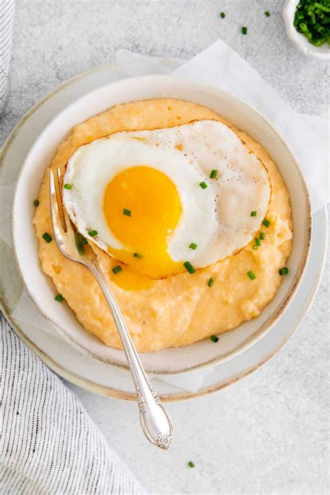 Easy Grits And Eggs Meaningful Eats