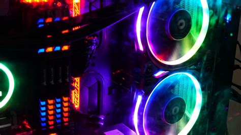 Computer Coolers Backlight Neon Colorful 4k Hd Wallpapers Hd