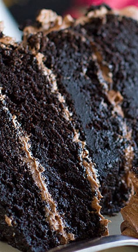 Dark Chocolate Cake With Nutella Buttercream Recipe Specialty Cakes