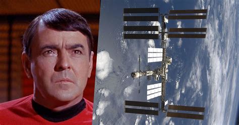Someone Snuck James Doohans Ashes Onto The International Space Station