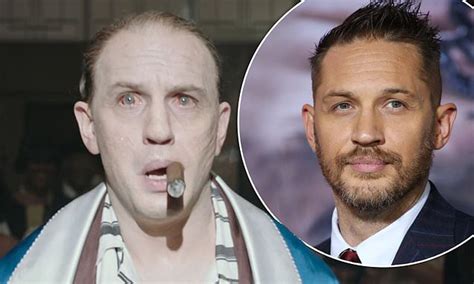Tom Hardy 42 Looks Unrecognisable As Elaborate Make Up Transforms Him Into Gangster Al Capone