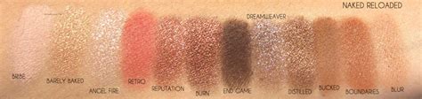Ud Naked Reloaded Palette Swatches Ommorphia Beauty Bar