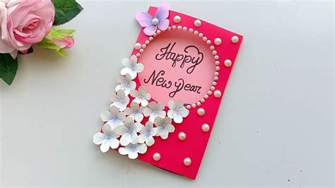 Even when it feels like everything is changing, the traditions that keep us close are still the same. Beautiful Handmade Happy New Year 2020 Card Idea / DIY Greeting Cards fo... | Happy birthday ...