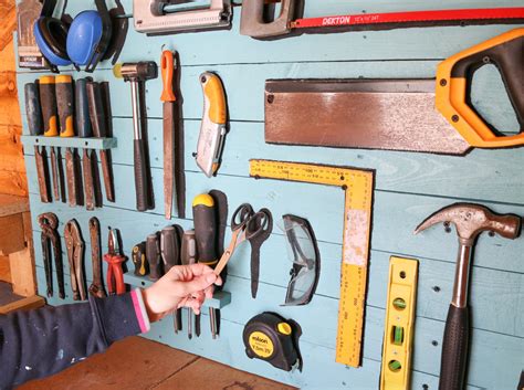 How To Diy A Tool Silhouette Storage Board For Your Shed