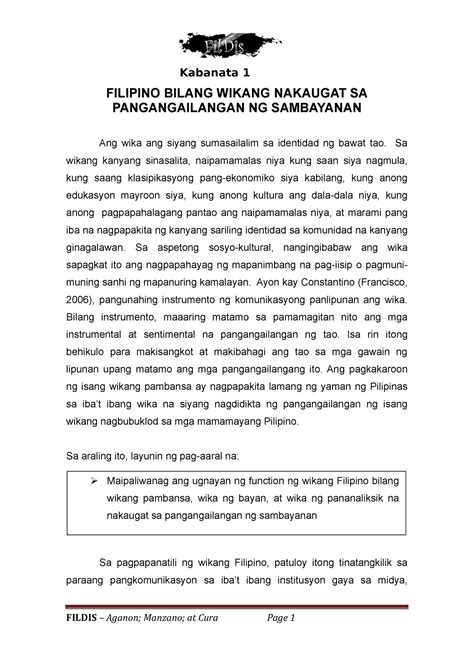 Kasaysayan Ng Wikang Filipino Description History Dates Peoples None Bilang Pambansa Timeline