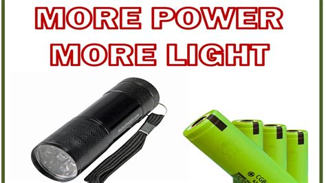 How To Make Cheap Led Flashlight Brighter Longer Lasting Easy Fast