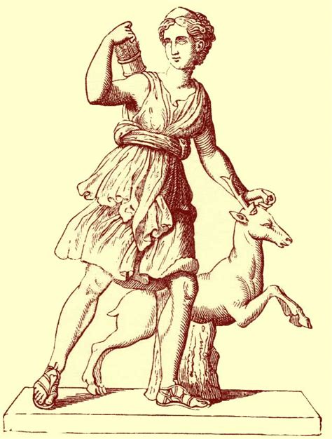 Elfinspell Artemis Or Diana And Selene Or Luna Manual Of Mythology