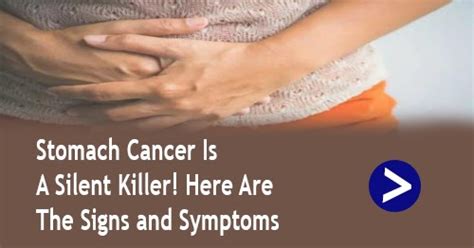 Stomach Cancer Is A Silent Killer Here Are The Signs And Symptoms