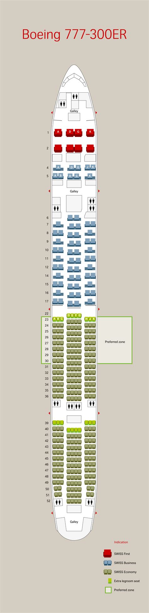 Boeing B777 300er Seat Map