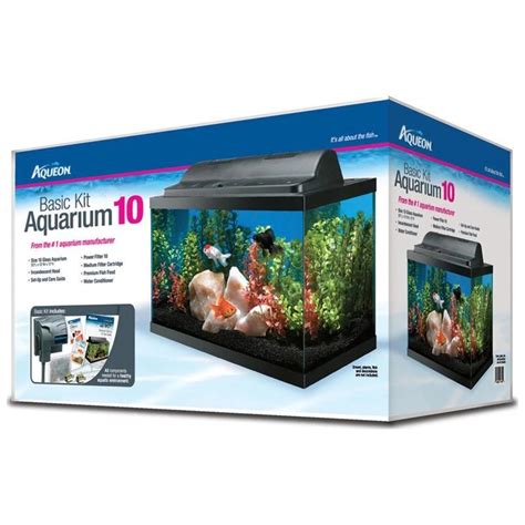 Aqueon Basic Incandescent Aquarium Kit 10 Gallon