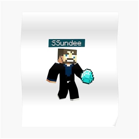 Ssundee Poster For Sale By Lilyana Vira Redbubble