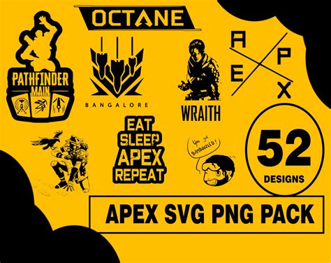 Apex Legends Svg Png Pack Apex Game Apex Design Pack Apex Legend