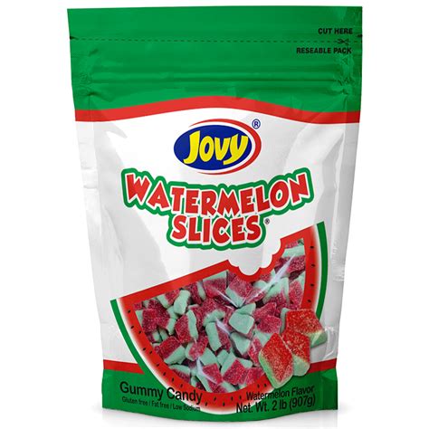 Watermelon Slices 2 Lb Jovy Candy