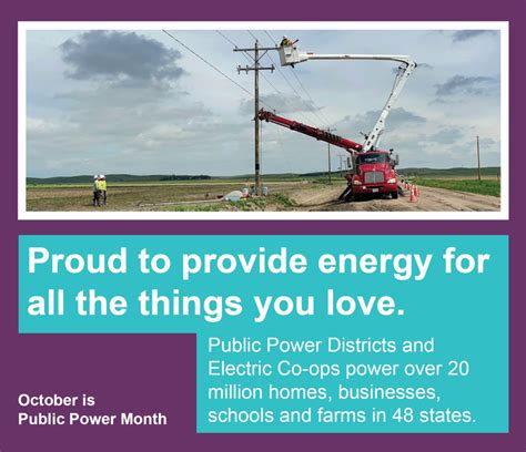October Is Public Power Month Dawson Public Power District