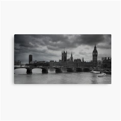 London Skyline Canvas Prints Redbubble