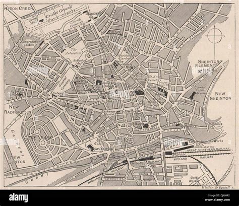 Nottingham Map Hi Res Stock Photography And Images Alamy