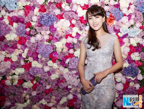 Actress Ma Su Attends Annual Ball 2015 Event Cn