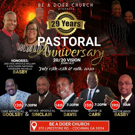 Pastoral Anniversary Postermywall