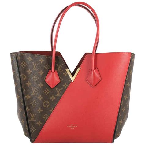 Louis Vuitton Kimono Handbag Monogram Canvas And Leather Mm At 1stdibs