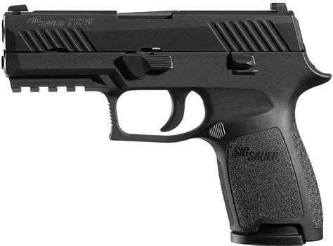 Sig Sauer Compact P320 45 Acp Black Finish 9 Round 39 Barrel Modular