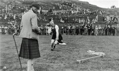 Highland Games This Photograph Was Taken At The Oban Games In 1950