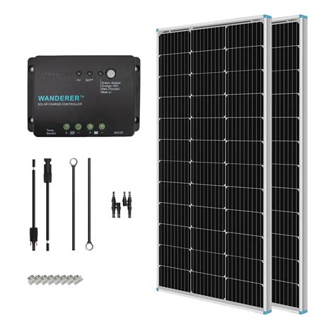 Buy Renogy 200w Solar Panel Kit 12v Solar Off Grid System For Houses