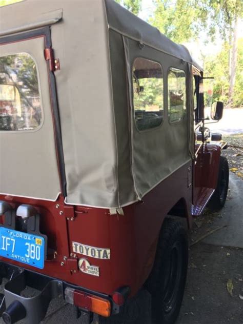 Restored Toyota Fj40 Land Cruiser 4x4 In Mint Condition For Sale