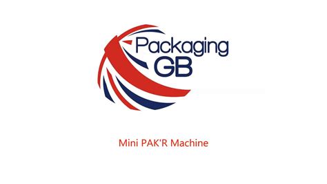 Mini Pakr Machine Packaginggb Youtube