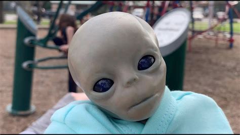 We Took Our Alien Baby To The Park Youtube