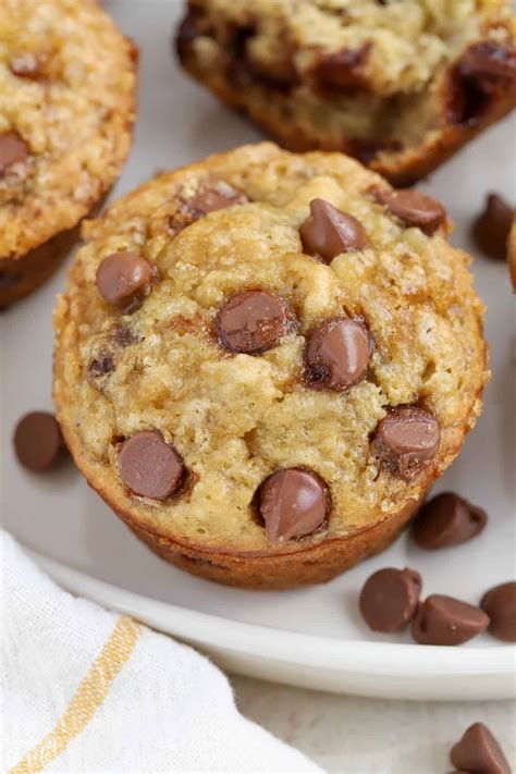 Banana Chocolate Chip Muffins Fast Easy Celebrating Sweets