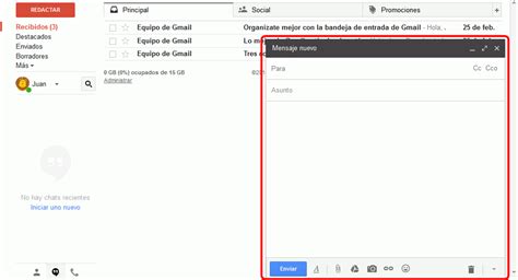 El servicio de email de google, gmail.com, se ha convertido en uno de los más populares a nivel mundial, basta ver que existen ya más de 400 millones de usuarios lo que habla. Redactar un correo. Gmail. Google Apps. Bartolomé Sintes Marco