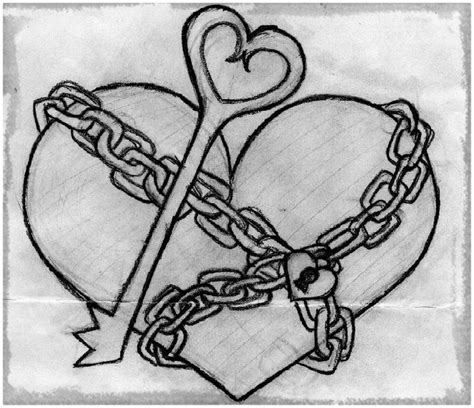 Dibujos De Corazones Dibujos Tristes A Lapiz Dibujos De Amor