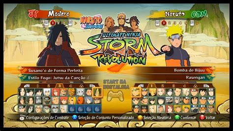 Naruto Shippuden Ultimate Ninja Storm Revolution Lista De Todos Os