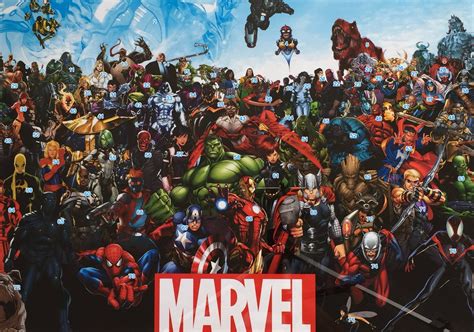 All Marvel Characters Names And Pictures Character Designs From