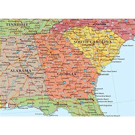 24x36 United States Usa Us Classic Elite Wall Map Mural Poster Folde